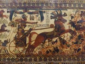 "Depiction of Tutankhamun’s tomb and theories about his death"