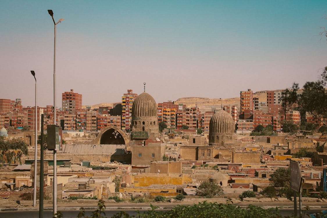 Historic streets and landmarks in Cairo’s Old Coptic and Islamic areas.
