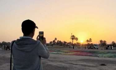 Quad Bike sunset Giza Pyramids desert safari ATV tour Egypt Breeze Tours