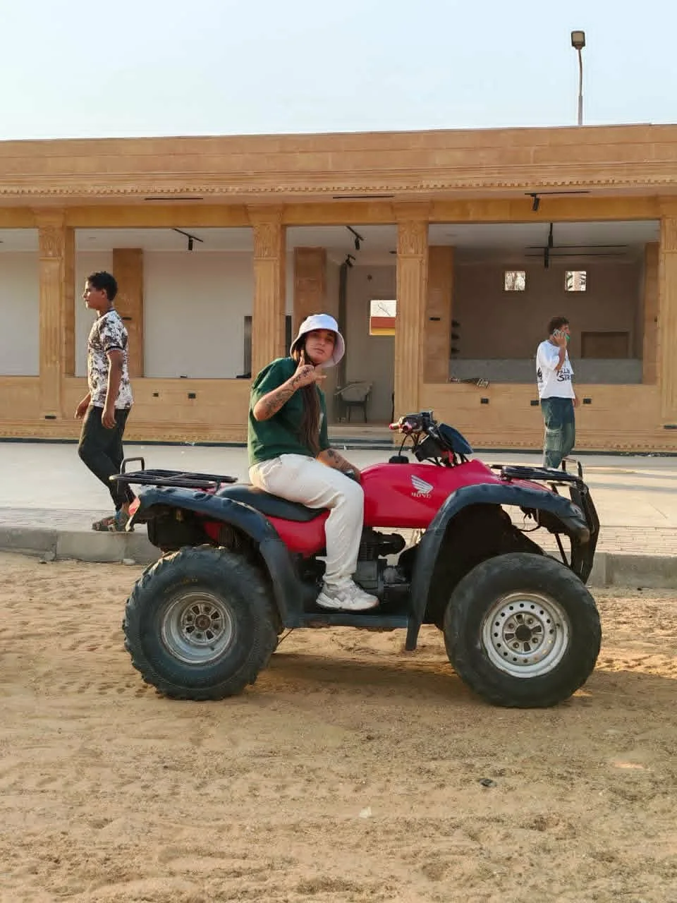 Quad bike tour near the Giza Pyramids with desert adventure and panoramic views