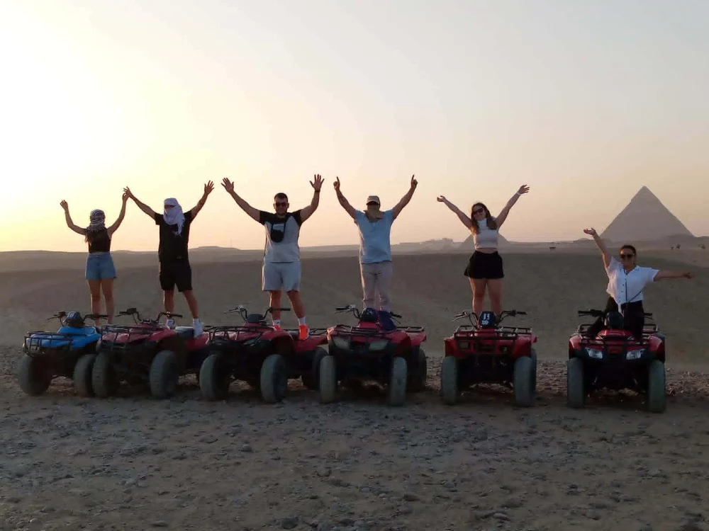 ATV Pyramids Giza quad bike desert adventure Egypt