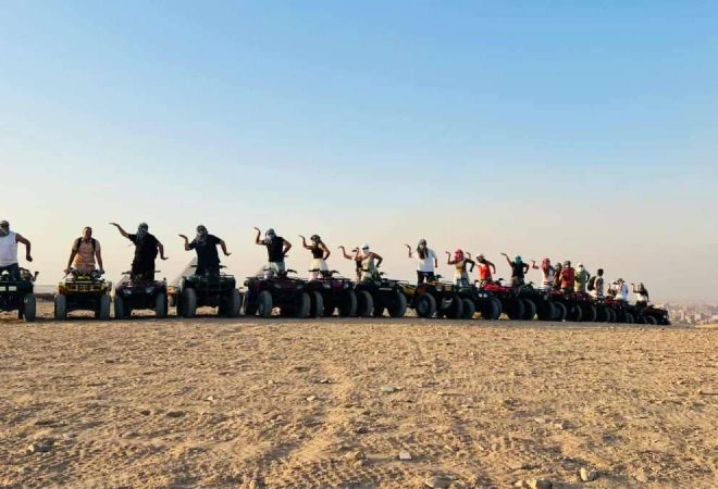 Hurghada quad bike safari in the desert with ATV adventure across the Red Sea dunes